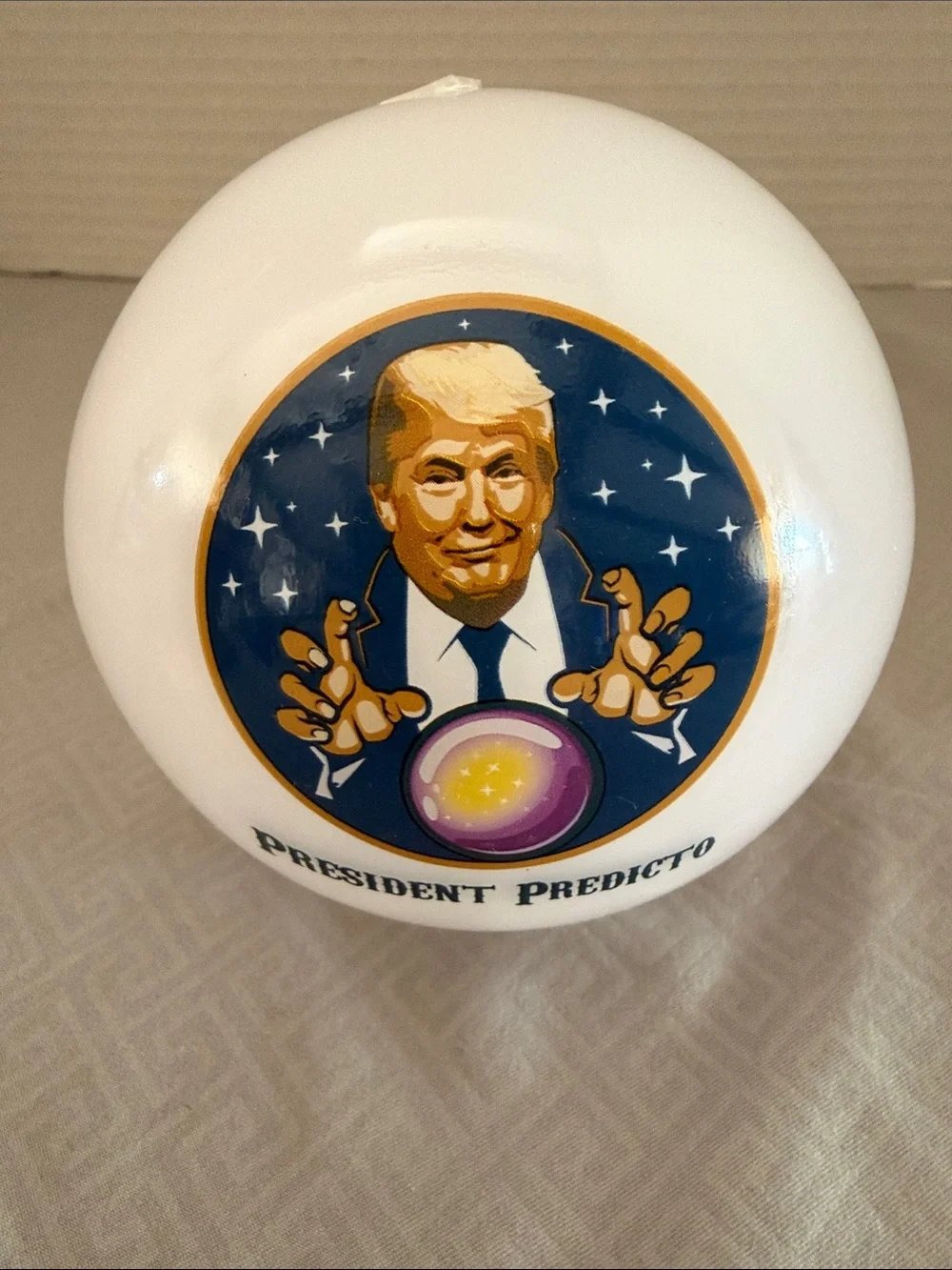 Talking President Predicto Fortune Teller Multicolor Light- Up Sounds Party Ball